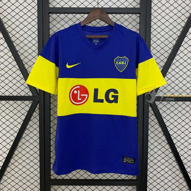 Camiseta Fútbol Boca Juniors Primera Equipación Retro Clásica 2011-2012