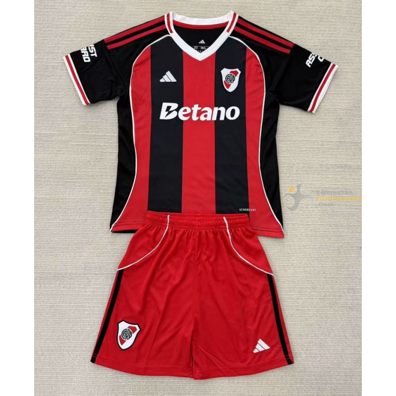 Camiseta y Pantalón Niños River Plate Segunda Equipación 2025-2026