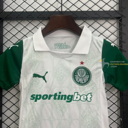Camiseta y Pantalón Niños Palmeiras Segunda Equipación 2025-2026