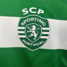 Camiseta y Pantalón Fútbol Niños Sporting de Lisboa Primera Equipación 2025-2026