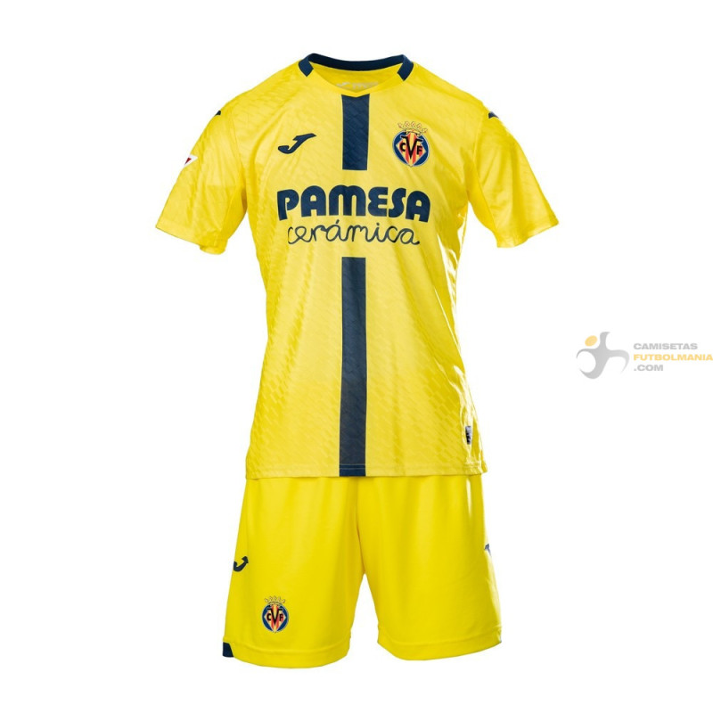 Camiseta y Pantalón Niños Villarreal Primera Equipación 2025-2026