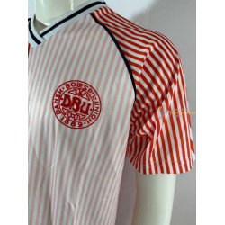 Camiseta Fútbol Dinamarca Segunda Equipación Retro Clásica 1986