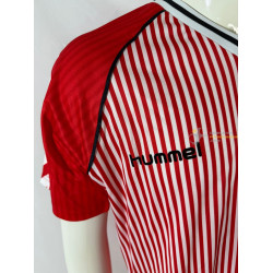 Camiseta Fútbol Dinamarca Primera Equipación Retro Clásica 1986