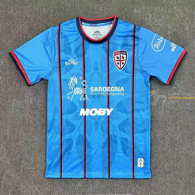 Camiseta Fútbol Cagliari Segunda Equipación 2025-2026