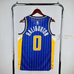 Camiseta NBA Tyrese Haliburton 0 Indiana Pacers 2021