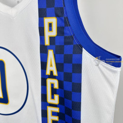 Camiseta NBA Tyrese Haliburton 0 Indiana Pacers City Edition 2020