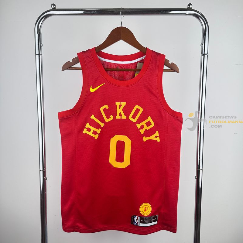 Camiseta NBA Tyrese Haliburton 0 Indiana Pacers Hickory 2019