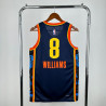 Camiseta NBA Jalen Williams 8 Oklahoma City Thunder Azul Oscuro 2025