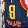 Camiseta NBA Jalen Williams 8 Oklahoma City Thunder Azul Oscuro 2025