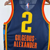Camiseta NBA Shai Gilgeous-Alexander 2 Oklahoma City Thunder Blue 2025
