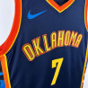 Camiseta NBA Chet Holmgren 7 Oklahoma City Thunder Azul 2025