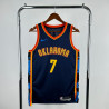 Camiseta NBA Chet Holmgren 7 Oklahoma City Thunder Azul 2025