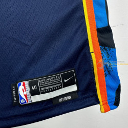 Camiseta NBA Chet Holmgren 7 Oklahoma City Thunder Azul 2025