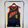 Camiseta NBA Russell Westbrook 0 Oklahoma City Thunder 2025