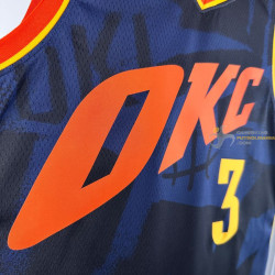Camiseta NBA Josh Giddey 3 Oklahoma City Thunder 2025