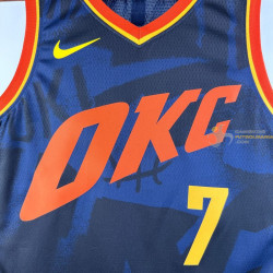 Camiseta NBA Chet Holmgren 7 Oklahoma City Thunder 2025
