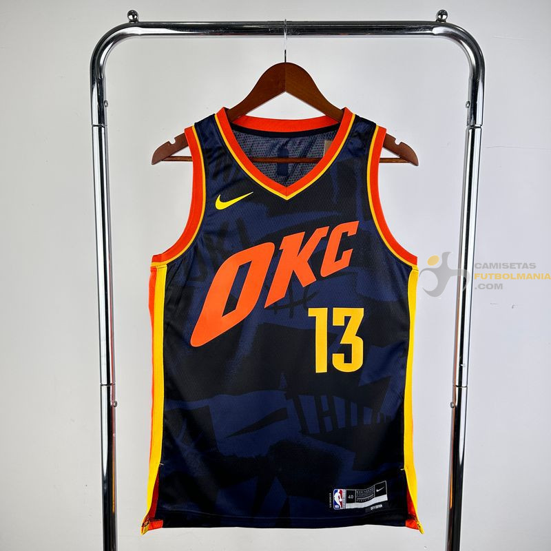 Camiseta NBA Paul George 13 Oklahoma City Thunder 2025