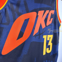 Camiseta NBA Paul George 13 Oklahoma City Thunder 2025