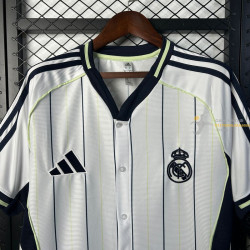 Camiseta Estilo Beisbol Real Madrid 2025-2026