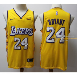 Camiseta NBA Kobe Bryant Los Angeles Lakers Amarilla City Edition 2019-2020