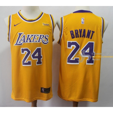 Creo que estoy enfermo Enviar Noche Camiseta NBA Kobe Bryant Los Angeles Lakers Amarilla Fan Version 2019-2020