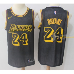 Camiseta NBA Kobe Bryant Los Angeles Lakers Negra Fan Edition 2019-2020