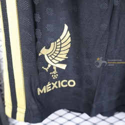 Pantalón Fútbol México Negro Versión Jugador 2025