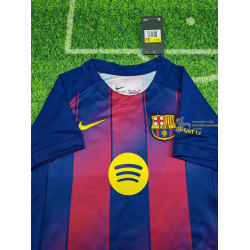 Camiseta y Pantalón Fútbol Niños Barcelona Primera Equipación 2025-2026