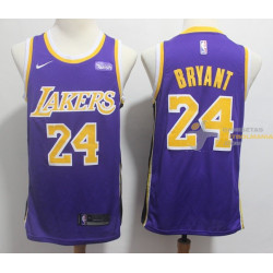 Colonos información Carretilla Camiseta NBA Kobe Bryant Los Angeles Lakers Púrpura 2019-2020