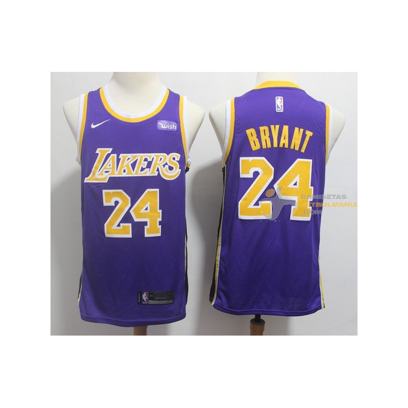 Camiseta NBA Kobe Bryant Los Angeles Lakers Púrpura 2019-2020
