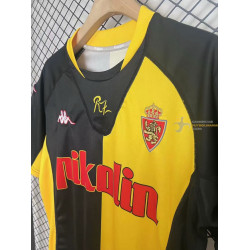 Camiseta Fútbol Zaragoza Segunda Equipación Retro Clásica 2001-2002