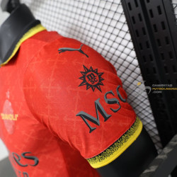 Camiseta Fútbol AC Milan Edición Diavoli Roja Versión Jugador 2024-2025