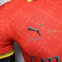 Camiseta Fútbol AC Milan Edición Diavoli Roja Versión Jugador 2024-2025