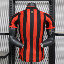 Camiseta Fútbol AC Milan Conmemorativa 125 Aniversario Primera Equipación Versión Jugador 2024-2025