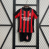 Camiseta y Pantalón Fútbol Niños AC Milan Primera Equipación 2025-2026
