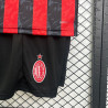 Camiseta y Pantalón Fútbol Niños AC Milan Primera Equipación 2025-2026
