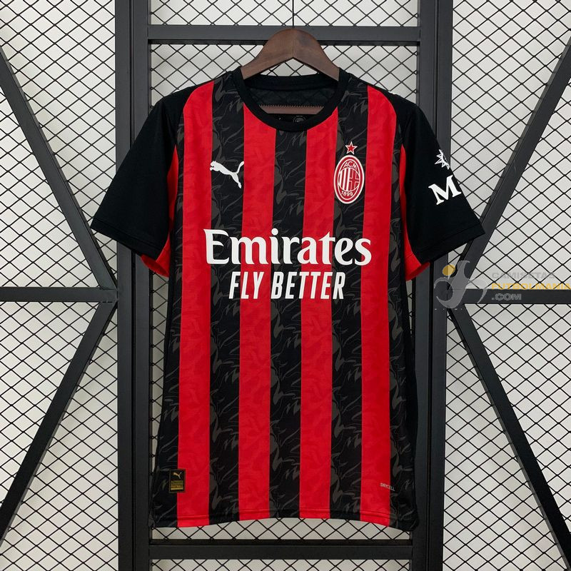 Camiseta Fútbol AC Milan Primera Equipación 2025-2026