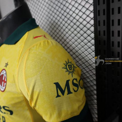Camiseta Fútbol AC Milan Tercera Equipación Versión Jugador 2025-2026