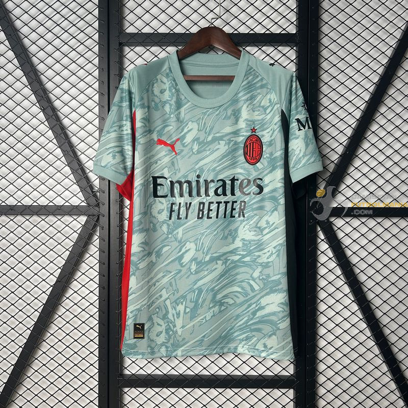 Camiseta Fútbol AC Milan Portero Primera Equipación 2025-2026