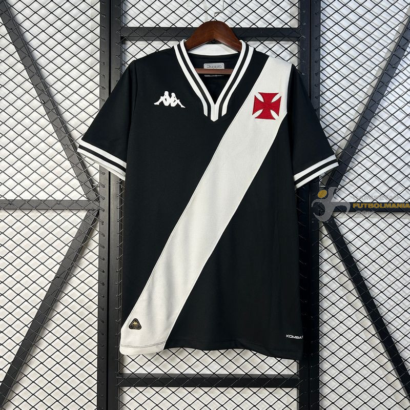 Camiseta Fútbol Vasco de Gama Negra 2025-2026