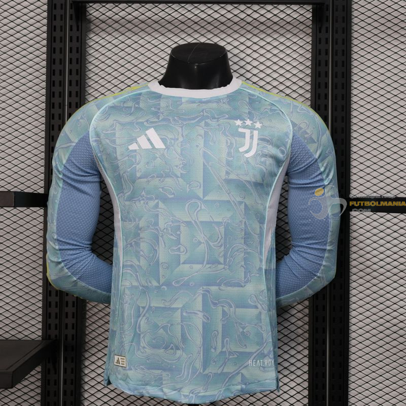 Camiseta Fútbol Juventus Segunda Equipación Versión Jugador Manga Larga 2025-2026