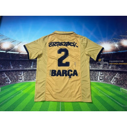 Camiseta Fútbol Barcelona Travis Scott Segunda Equipación Retro 2001-2002