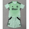 Camiseta y Pantalón Fútbol Niños Ajax Portero Primera Equipación 2025-2026