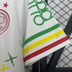 Camiseta Fútbol Ajax Edición Especial Bob Marley Blanca 2025-2026