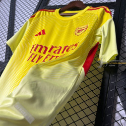 Camiseta Fútbol Arsenal Portero Primera Equipación 2025-2026