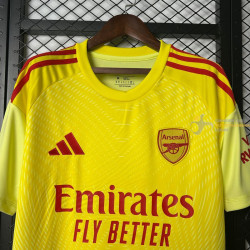Camiseta Fútbol Arsenal Portero Primera Equipación 2025-2026