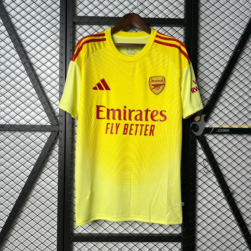 Camiseta Fútbol Arsenal Portero Primera Equipación 2025-2026