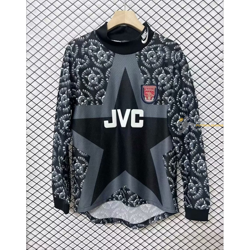 Camiseta Fútbol Arsenal Portero Retro Clásica Manga Larga 1994-1995