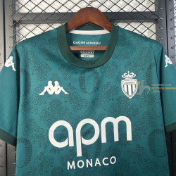 Camiseta Fútbol Mónaco Segunda Equipación 2024-2025