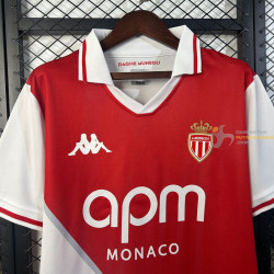Camiseta Fútbol Mónaco Primera Equipación 2024-2025